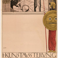 Gustav Klimt, Secession I, 1898. Poster. Color lithograph, 97 x 69 cm. Gift of Bates Lowry. 207.1968. The Museum of Modern Art, New York