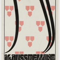 Alfred Roller, Secession XVI, 1902. Poster. Color lithograph, 95 x 32 cm. Gift of Jo Carole and Robert S. Lauder. 149.2010. The Museum of Modern Art, New York.